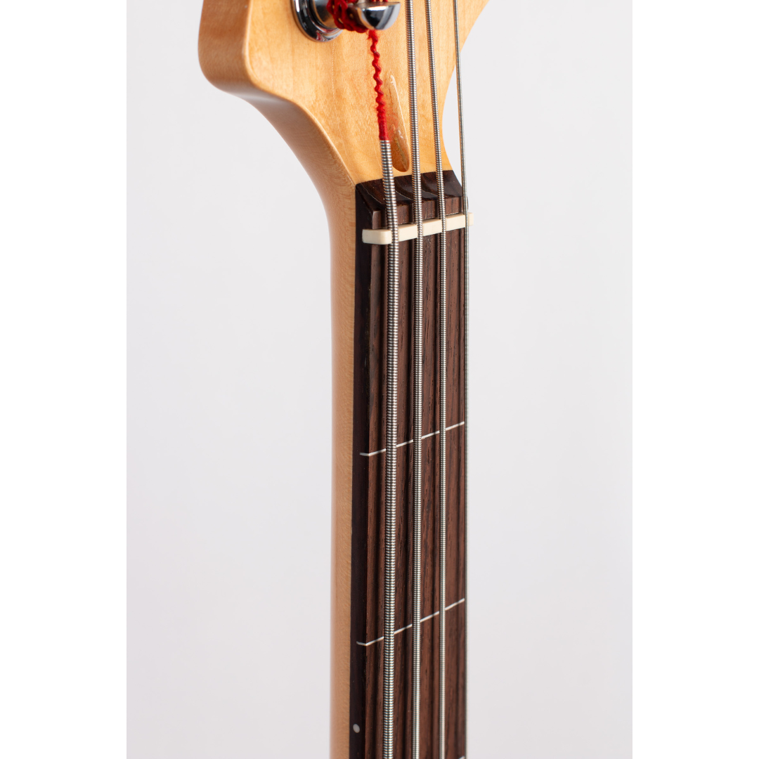 SX VEJ62FB VTG Fretless Jazz Bass | Black