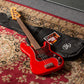 SX VEP34FR VTG Series Vintage P Style Bass Guitar | Fiesta Red | 3/4 Size