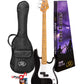SX VEP57B VTG Series Vintage P Style Bass Guitar | Black