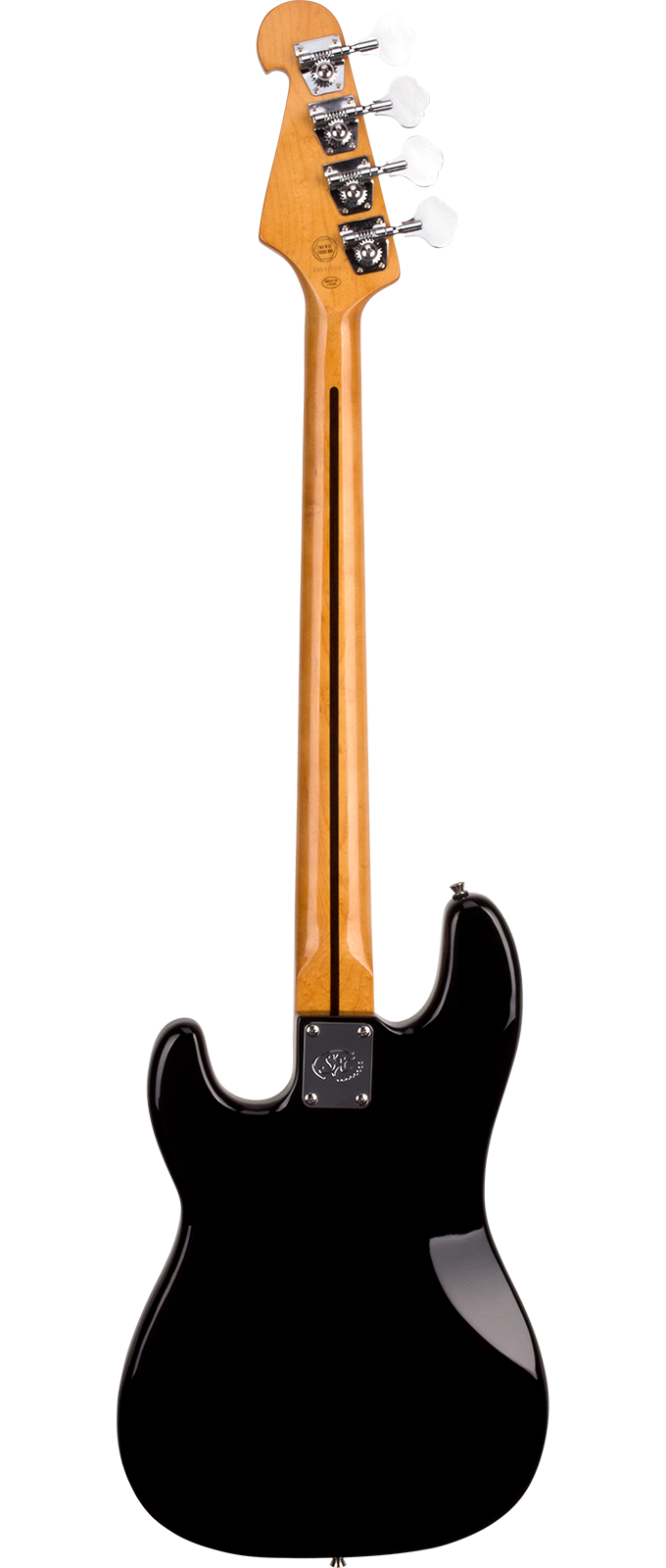 SX VEP57B VTG Series Vintage P Style Bass Guitar | Black