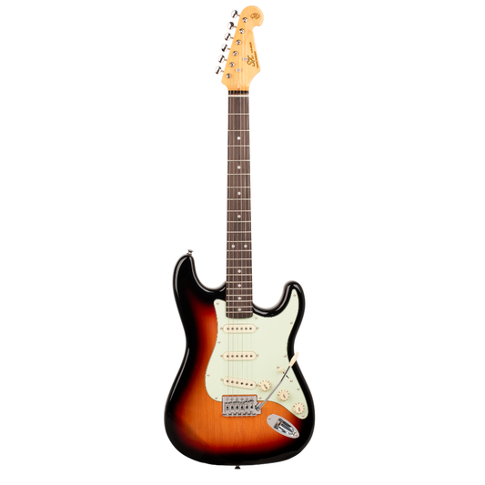 SX VES62TS Vintage Style Electric Guitar | 3 Tone Sunburst