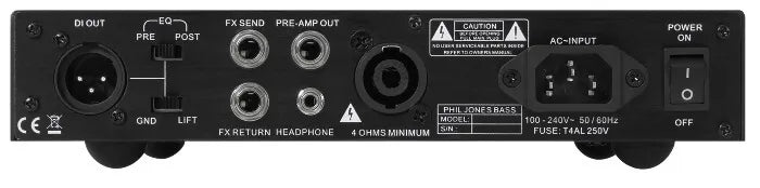 Phil Jones Bass D-400 400W Digital Bass Amp Head
