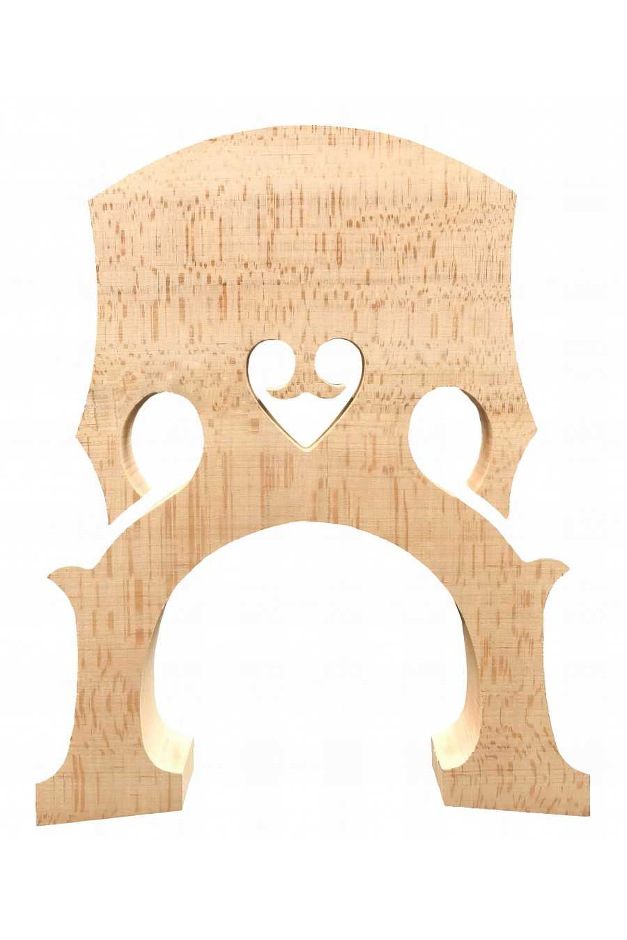 V-Parts BA612 1/2 Size Maple Double Bass Replacement Bridge