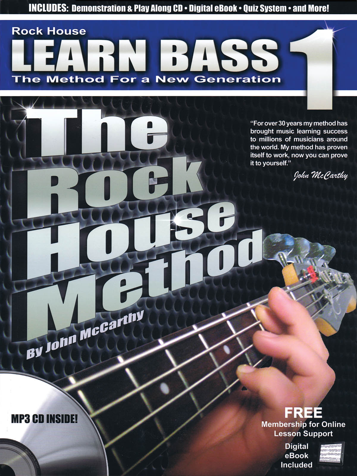 Rock House Method Learn Bass 1 Bk/Cd