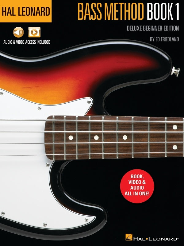 Hal Leonard Bass Method Bk 1 Deluxe Beginner Edi