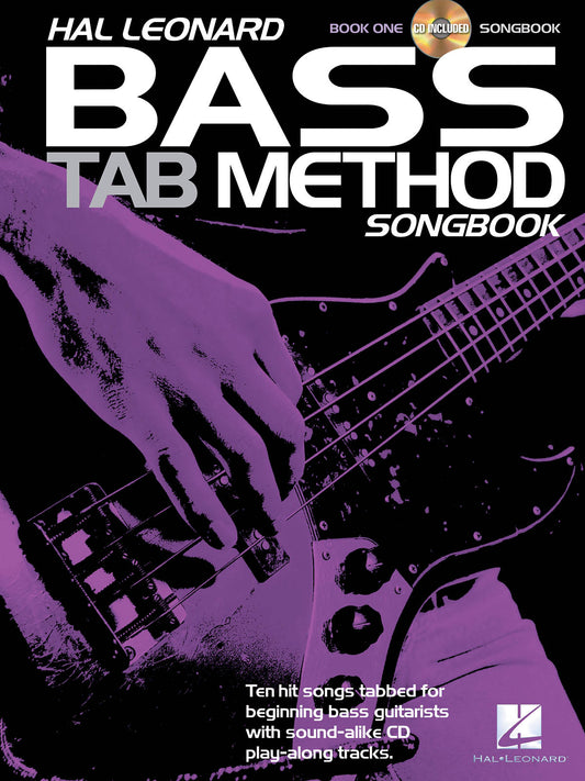 Hal Leonard Bass Tab Method Songbook 1 Bk/Cd