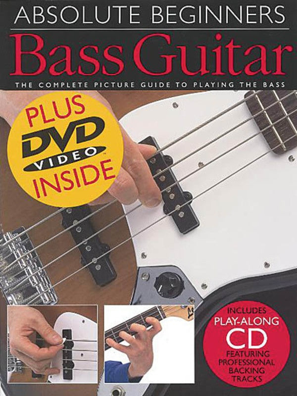 Absolute Beginners Bass Gtr Bk/Cd/Dvd