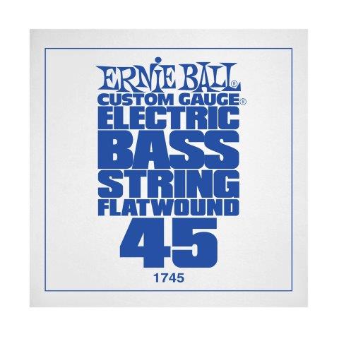Ernie Ball P01745 Flatwound Electric Bass String .045