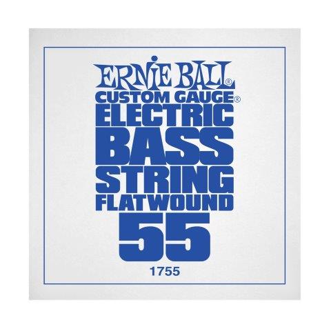 Ernie Ball P01755 Flatwound Electric Bass String .055