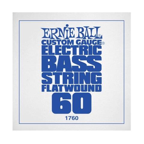 Ernie Ball P01760 Flatwound Electric Bass String .060