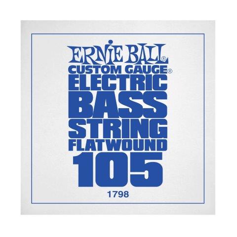 Ernie Ball P01798 Flatwound Electric Bass String .105