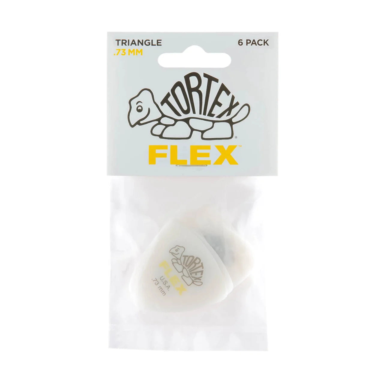 Dunlop Player's Pack | Tortex® Flex™ Triangle Pick .73mm | 6-Pack