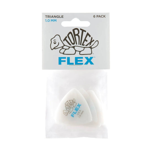 Dunlop Player's Pack | Tortex® Flex™ Triangle Pick 1.0mm | 6-Pack