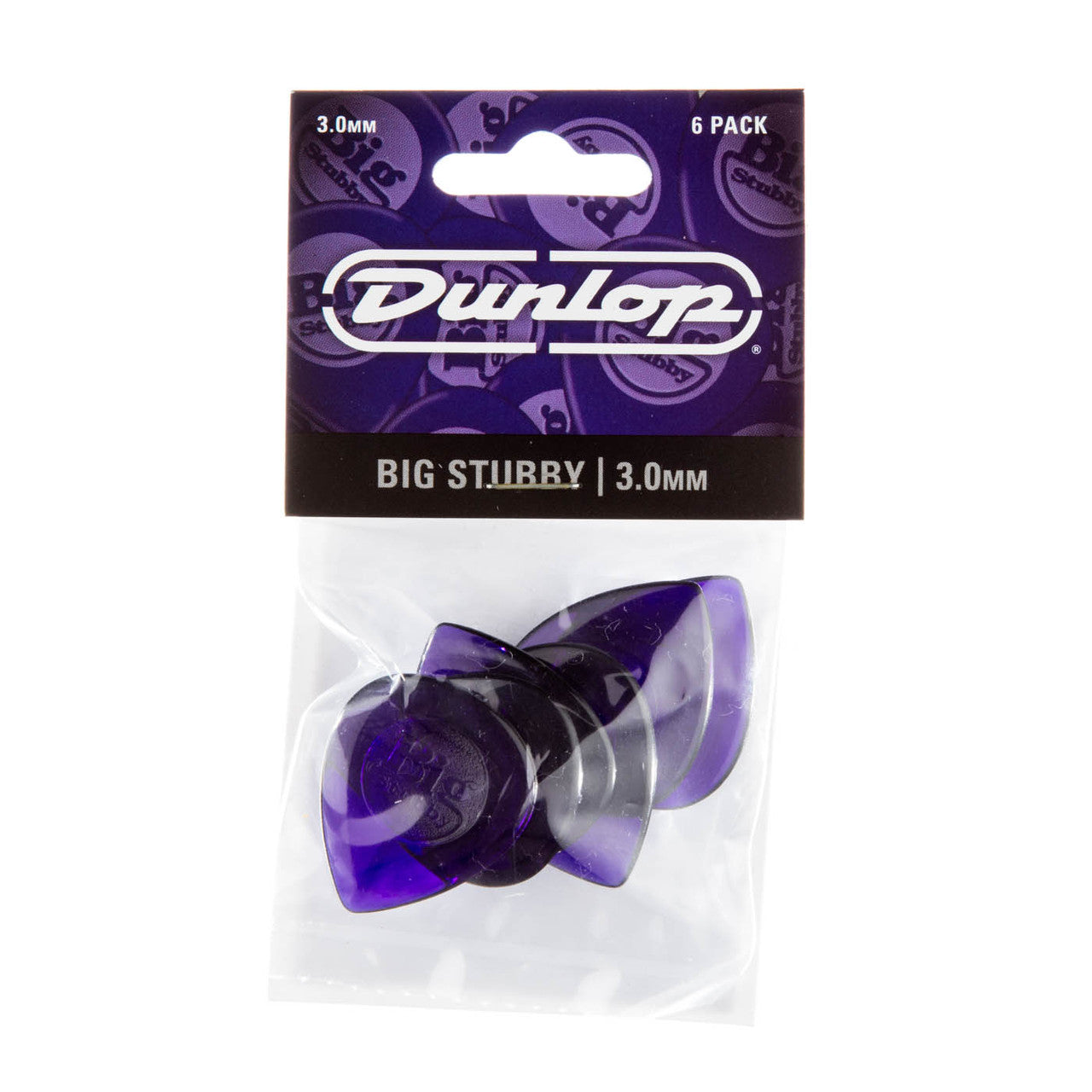 Dunlop Player's Pack | Lexan Big Stubby Pick 3.0mm | 6-Pack