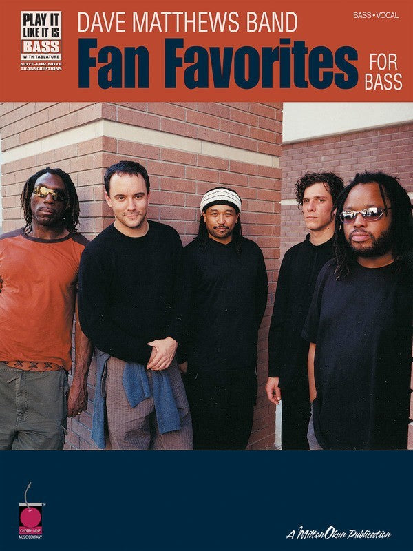 Dave Matthews Band Fan Favorites Bass Tab