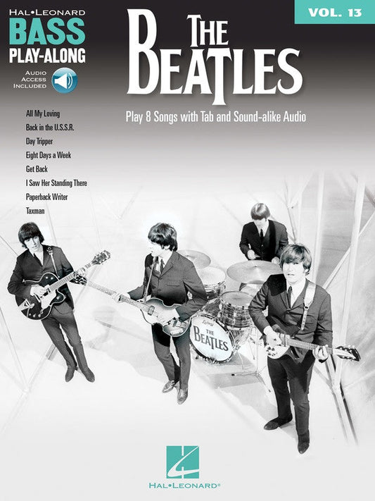 The Beatles Bass Playalong V13 Bk/Ola