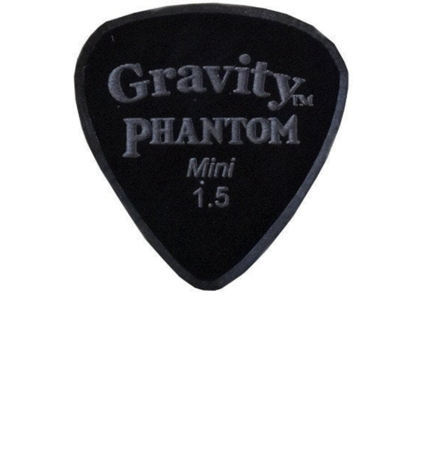 Gravity Picks Phantom Mini 1.5mm Master Finish | Black