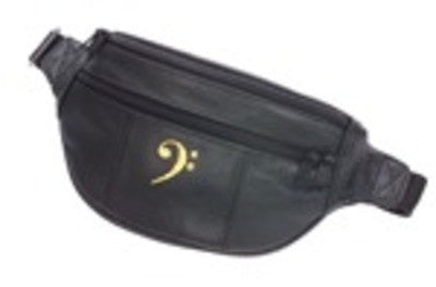 Leather Fanny Pack Bass Clef