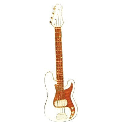 Mini Pin P Bass Guitar White