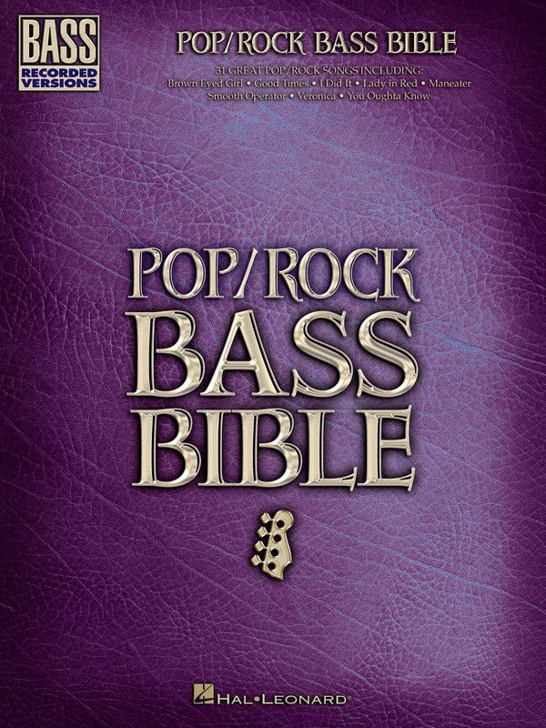 Pop/Rock Bass Bible Tab Recorded Versions