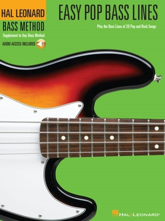 Easy Pop Bass Lines Bk/Cd