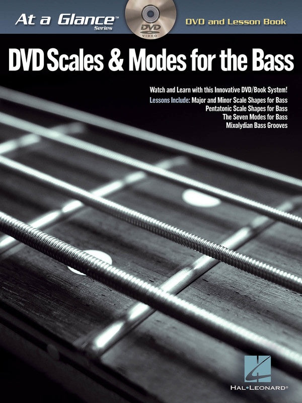 At a Glance Scales & Modes for Bass DVD and Lesson Book