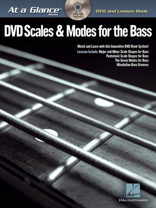 At A Glance Scales & Modes For Bass Bk/Dvd