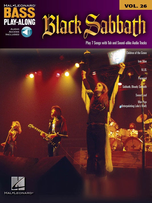 Black Sabbath Bass Play Along Bk/Cd V26