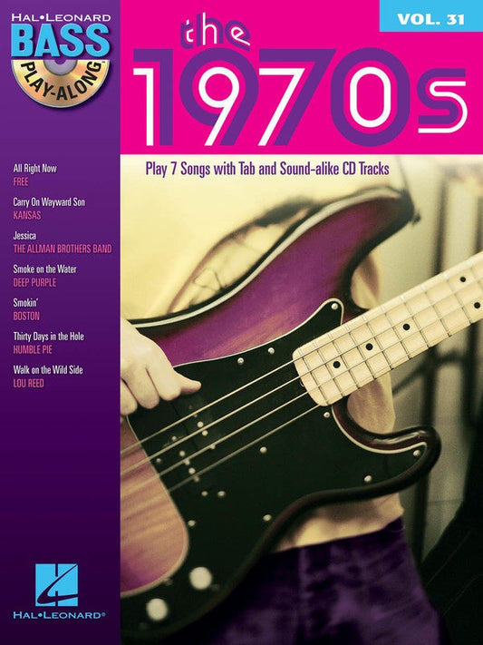 1970S Bass Play Along V31 Bk/Cd