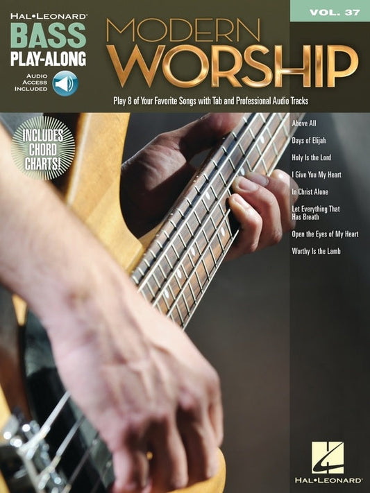 Modern Worship Bass Play Along V37 Bk/Cd