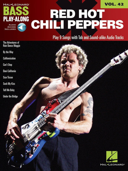 Red Hot Chili Peppers Bass Play Along Bk/Cd V42