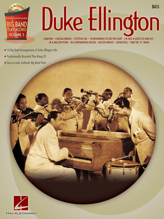 Big Band Play Along Bk 3 Duke Ellington Bass