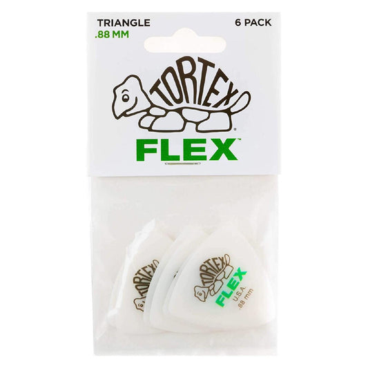 Dunlop Player's Pack | Tortex® Flex™ Triangle Pick .88mm | 6-Pack