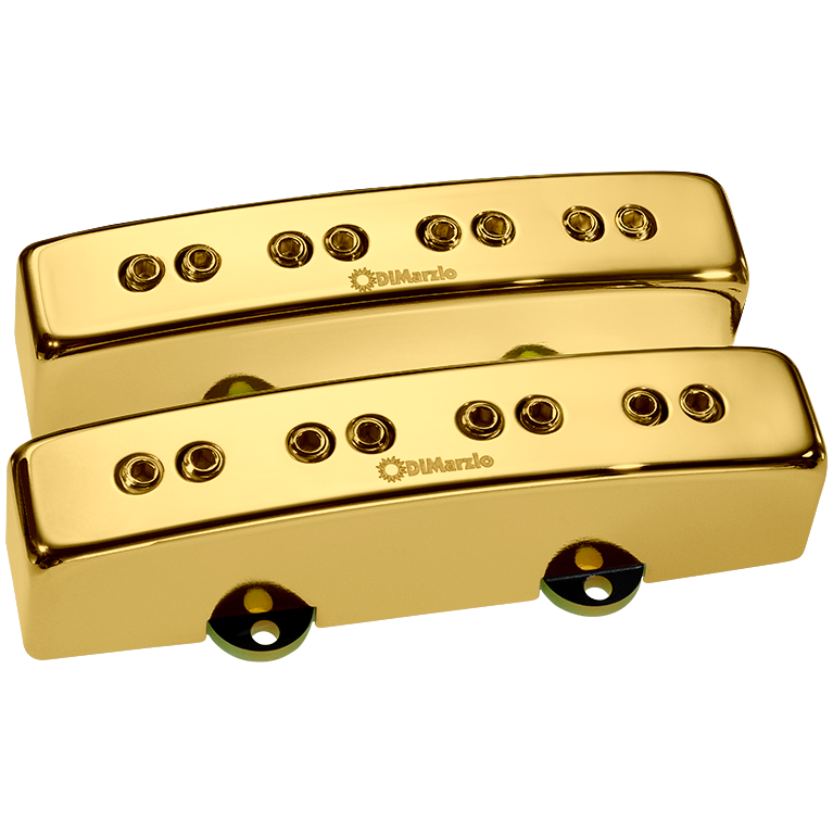 DiMarzio Relentless J™ Bass Pickups Pair | Gold