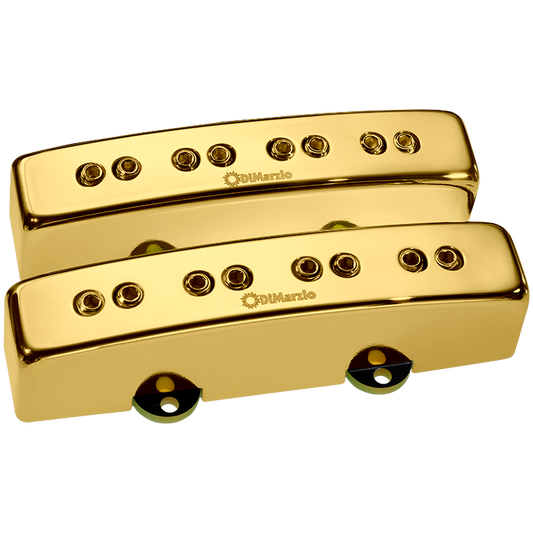 DiMarzio Relentless J™ Bass Pickups Pair | Gold