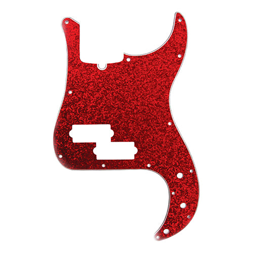D'Andrea P Bass Pickguard – Red Sparkle