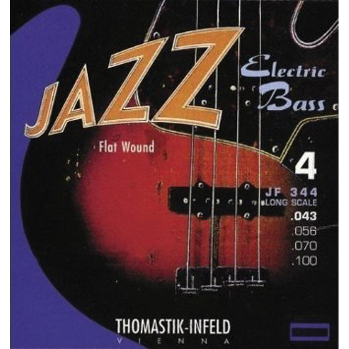 Thomastik JF344 Jazz Bass Flatwound 43-100 Bass Strings