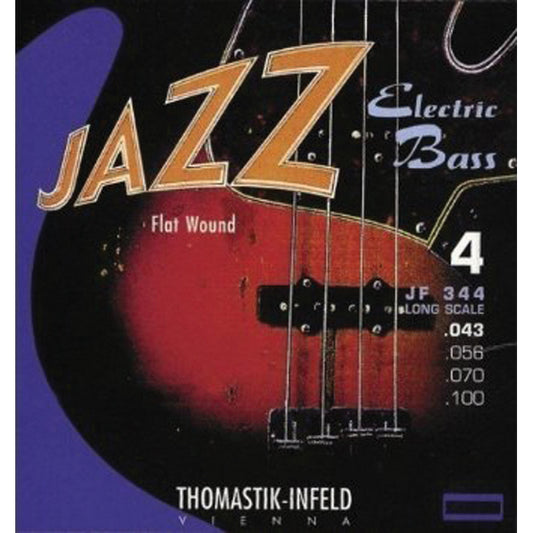 Thomastik JF344 Jazz Bass Flatwound 43-100 Bass Strings