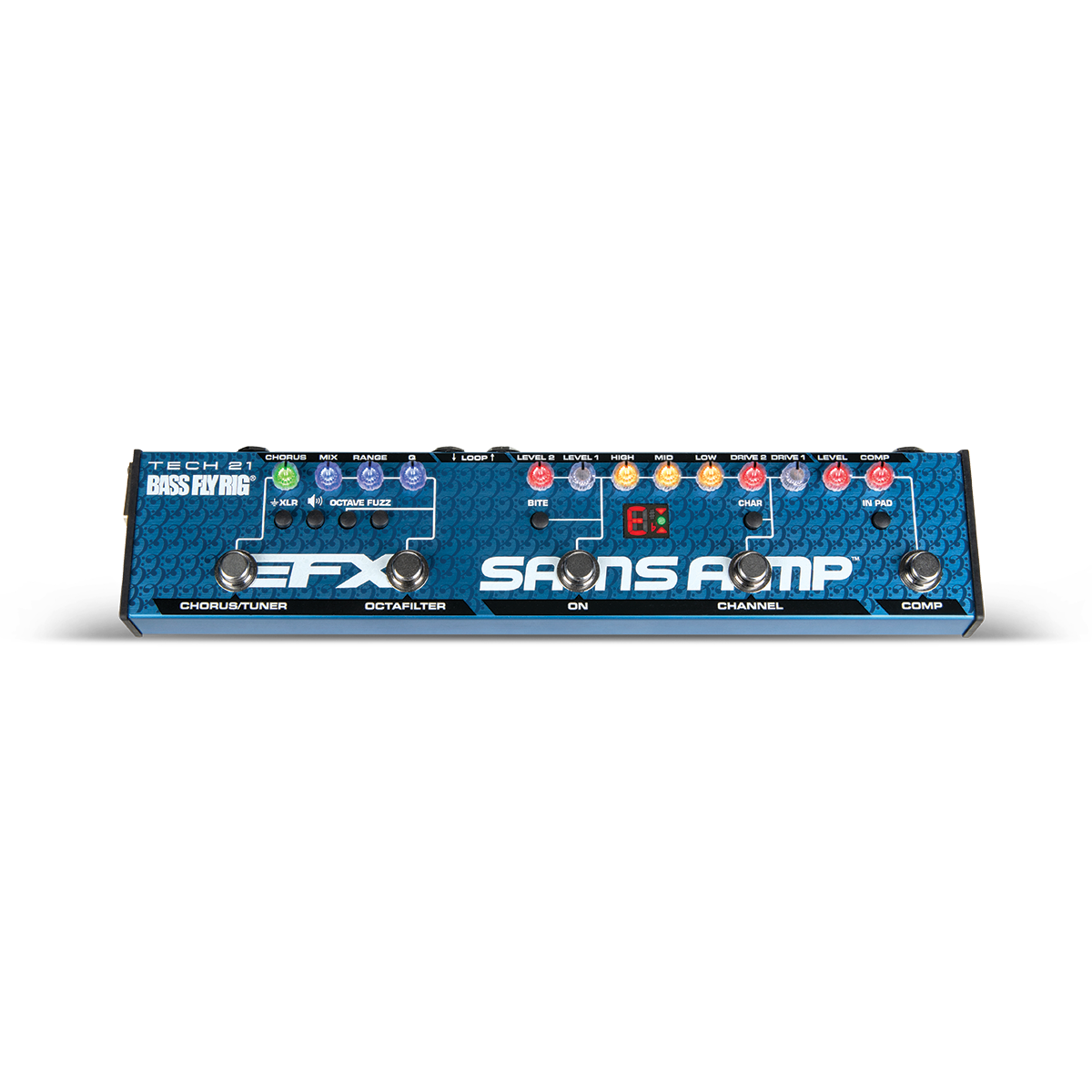 Tech 2 Bass Module Tech 21 Sansamp FRBASSV2 Bass FlyRig Version 2