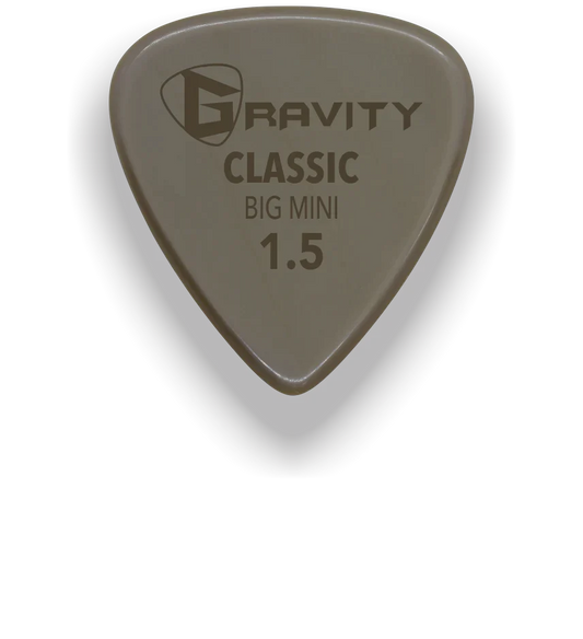 Gravity Picks Classic Gold Big Mini 1.5mm Polished | Tan