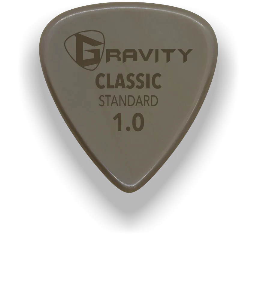 Gravity Picks Classic Gold Standard 1mm Polished | Tan