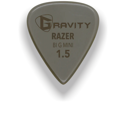 Gravity Picks Razer Gold Big Mini 1.5mm Polished | Tan