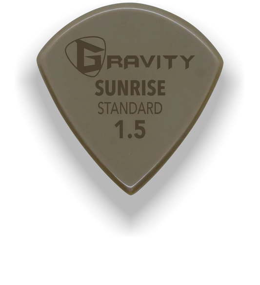Gravity Picks Sunrise Gold Standard 1.5mm Polished | Tan