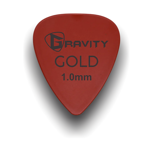 Gravity Picks GP10RD 1.0mm Gold Series | Red