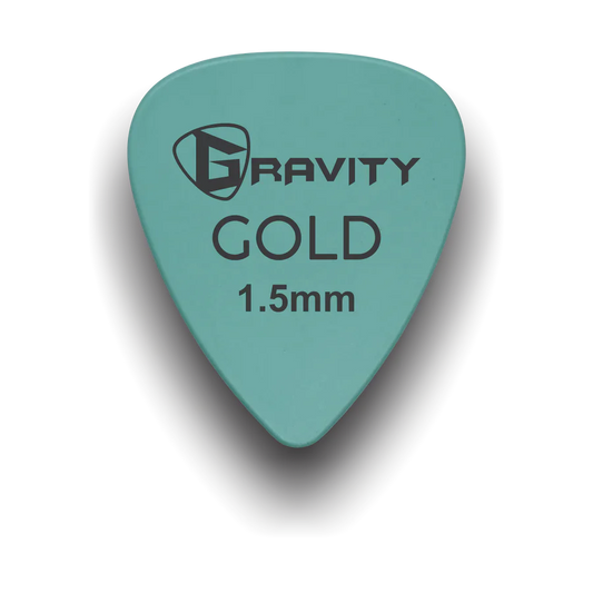 Gravity Picks GP15SF 1.5mm Gold Series | Sea Foam
