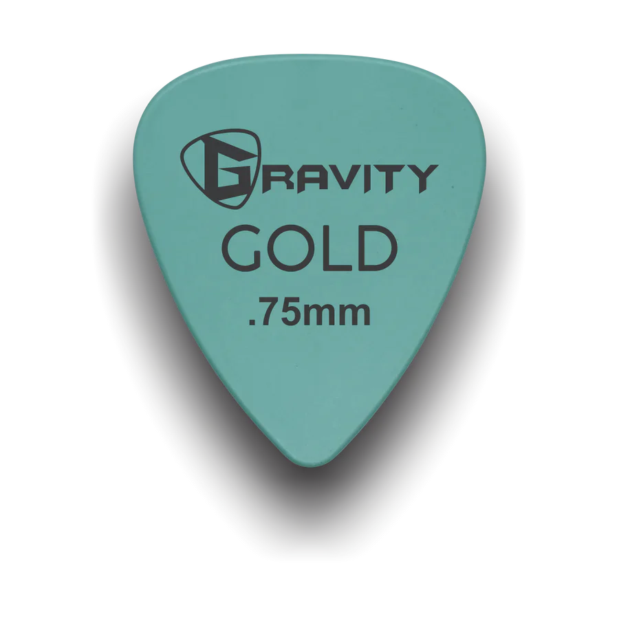 Gravity Picks GP75SF .75mm Gold Series | Sea Foam
