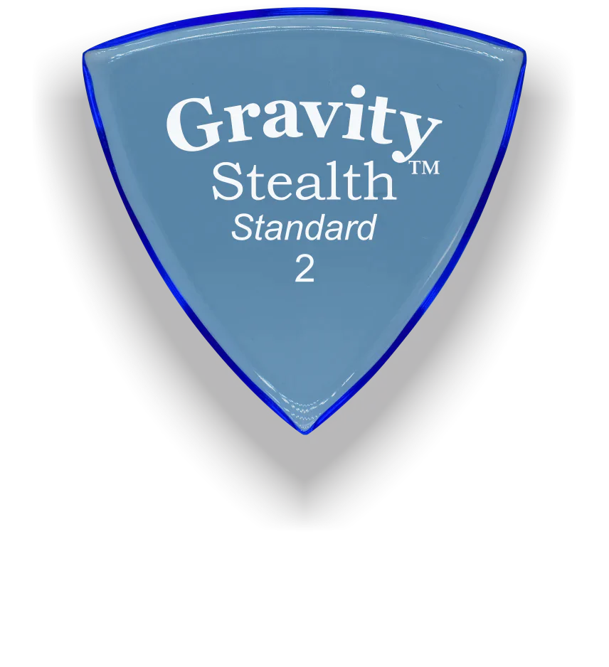 Gravity Picks Stealth Standard 2mm Master Finish | Blue