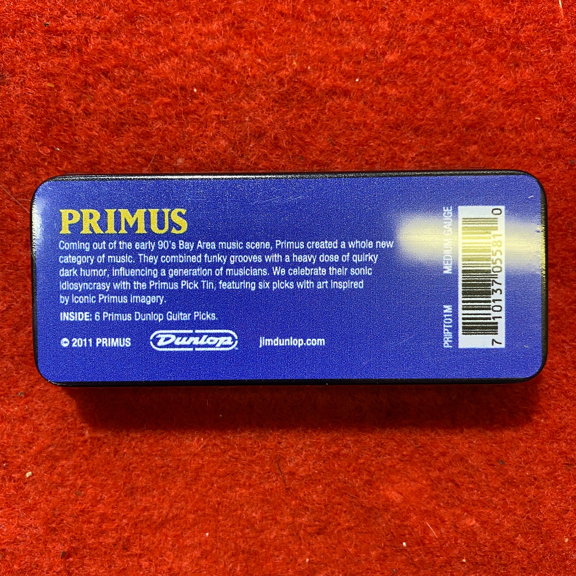 Jim Dunlop PRIMUS Pick Tin Medium Gauge
