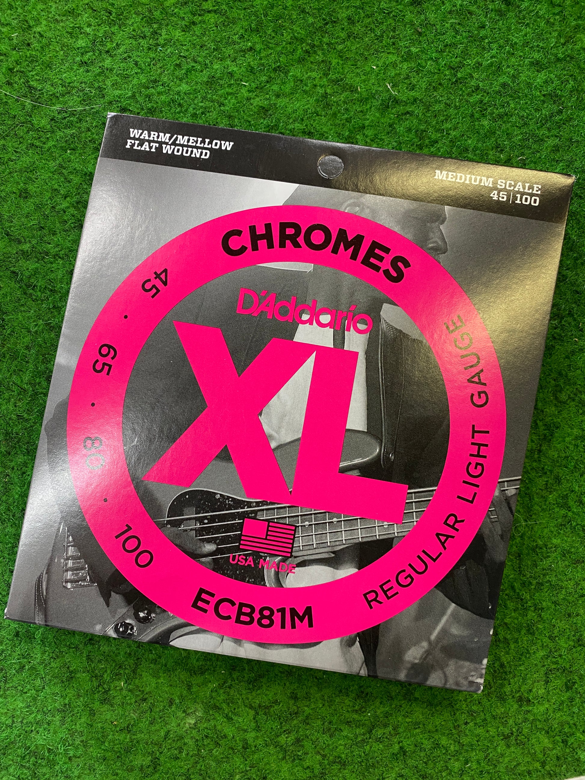 D'Addario ECB81M Chromes 45-100 Med Scale