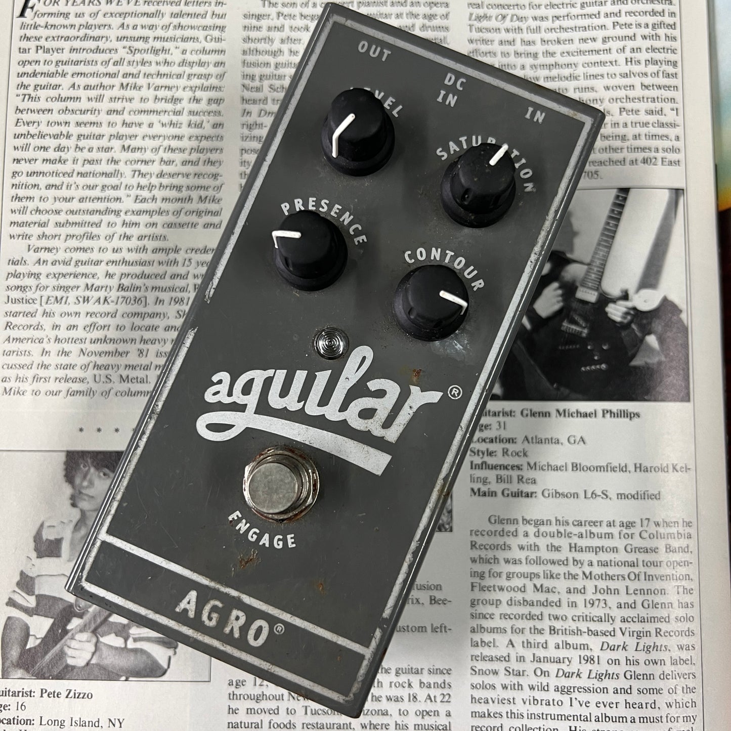 Aguilar AGRO Bass Overdrive Pedal